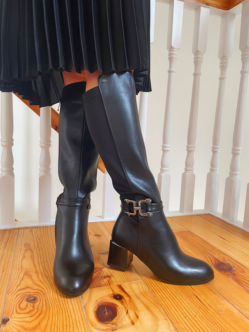 Zanni & Co "Kirdasa One" Ink Knee High Boot