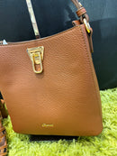 Gionni Lock Crossbody Bag - Tan 11G2768