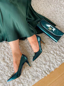 Sorento "Trim Castle" Green Jewel Stiletto