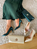 Sorento "Trim Castle" Green Jewel Stiletto