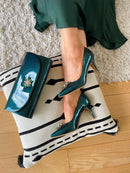 Sorento "Trim Castle" Green Jewel Stiletto