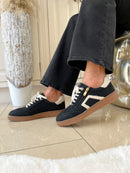 Marco Tozzi Sherpa Trim Trainers Black 2-23778-45