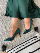 Sorento "Trim Castle" Green Jewel Stiletto