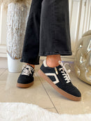 Marco Tozzi Sherpa Trim Trainers Black 2-23778-45