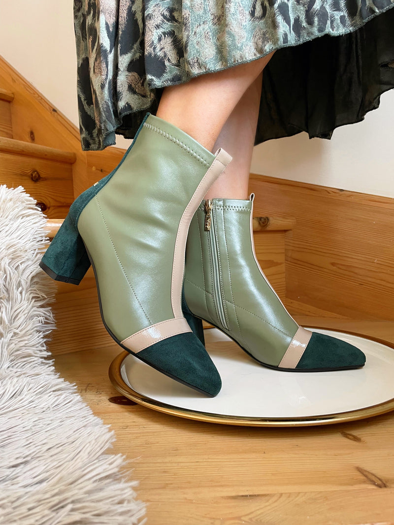 Kate Appleby "Mossley" Emerald Mix Ankle Boot