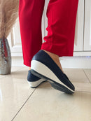 Redz Wedged Loafer - Navy 3Z7409-4