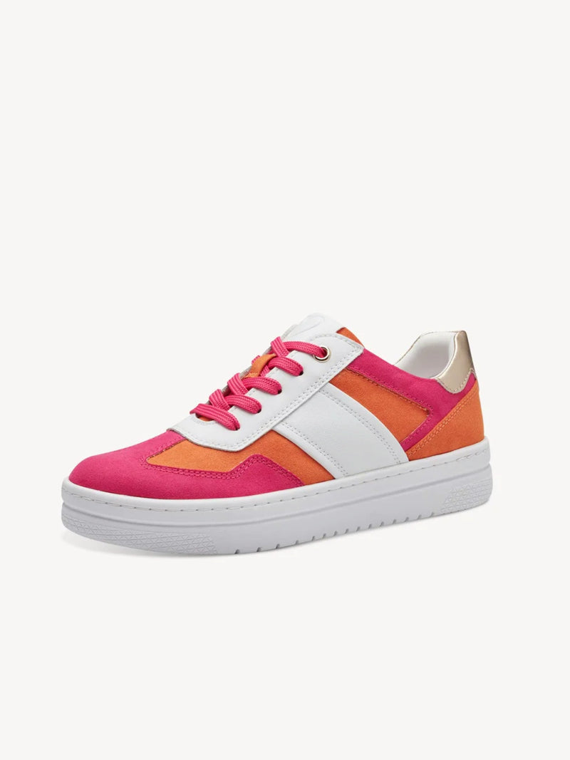 Marco Tozzi Light Weight Trainers Pink/Orange/White 2-23746-42 166