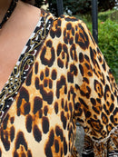 Shania Animal Print Boho Dress