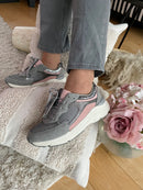 Safety Jogger Trainer - Grey and Pink 597013