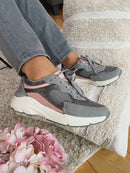 Safety Jogger Trainer - Grey and Pink 597013