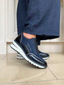 Marco Tozzi Navy Wedge Trainer 2 24780 45 890
