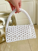 Betsy Beaded Bag - White
