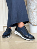 Marco Tozzi Navy Wedge Trainer 2 24780 45 890