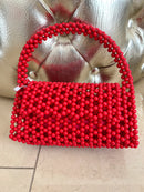 Betsy Beaded Bag - Red