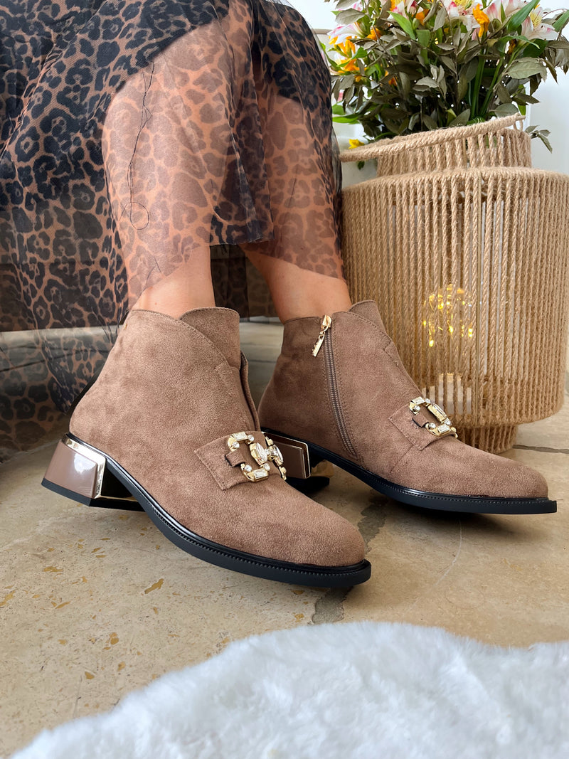 Kate Appleby Caldicot Suede Shoe Boot - Taupe Wicker