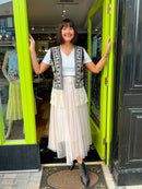 Harlow Embroidery & Tassel Waistcoat