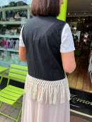 Harlow Embroidery & Tassel Waistcoat