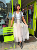 Harlow Embroidery & Tassel Waistcoat