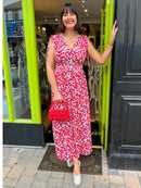 Betsy Beaded Bag - Red