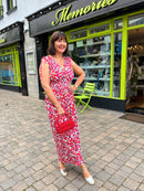 Betsy Beaded Bag - Red