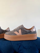 Drilleys "Eighty Four Tornado Gold" Platform Trainers - Charcoal & Gold