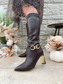 Kate Appleby 'Brompton' Long Boot - Chocolate Brown