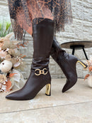Kate Appleby 'Brompton' Long Boot - Chocolate Brown
