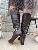 Kate Appleby 'Brompton' Long Boot - Chocolate Brown