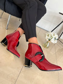 Kate Appleby 'Amlwch' V-Cut Boot - Poppy Red