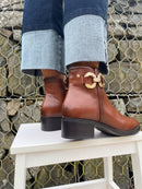 Patrizio Italiano 'Imperia' Carmello Ankle Boot Tan