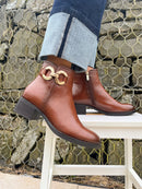 Patrizio Italiano 'Imperia' Carmello Ankle Boot Tan