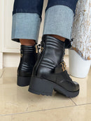 Marco Tozzi Black Biker Boot 2 25210 43