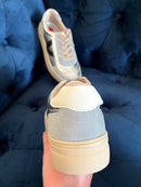 Drilleys "Eighty Chromefide" Trainers - Silver, Grey & Black