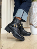 Marco Tozzi Black Biker Boot 2 25210 43