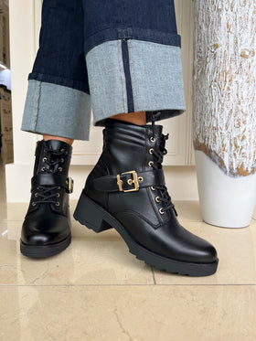 Marco Tozzi Black Biker Boot 2 25210 43
