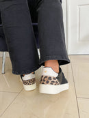 Tommy Bowe Mali-Jungle Stealth Trainer - Black With Leopard