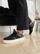 Tommy Bowe Mali-Jungle Stealth Trainer - Black With Leopard