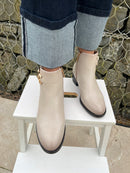Patrizio Italiano 'Imperia' Beige Ankle Boot