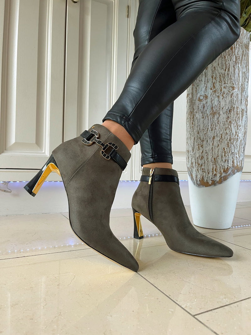 Kate Appleby “Thorgill” Ankle Boot- Moss Green