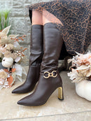 Kate Appleby 'Brompton' Long Boot - Chocolate Brown