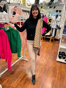 Bethany Pearl Embellished Hooded Knit - Black