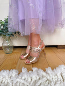 Sorento “Dodmoor” Rose shine Stiletto Sandal