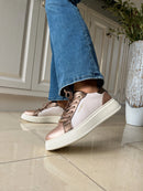 Tommy Bowe Mabenge Antique Rose Trainer - Bronze, Rose & Ivory