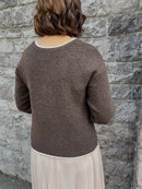 Riley Reversible Bow Jumper - Brown