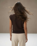 Kiana Brown Lurex Knit