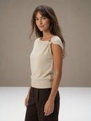 Kiana Gold Lurex Knit