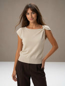 Kiana Gold Lurex Knit