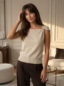 Kiana Gold Lurex Knit