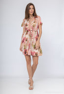 Lili Ombre Fusion Mini Dress - Rose Garden