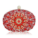 Maria Crystal Clutch - Red